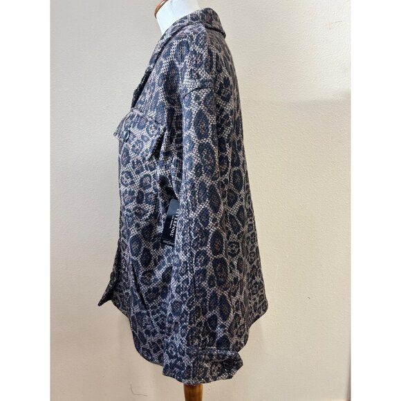 NWT Liverpool Womens Leopard Print Button-Up Jacket Size Small Shacket Blazer - Picture 6 of 12